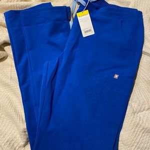Figs royal blue medium tall yola scrubs